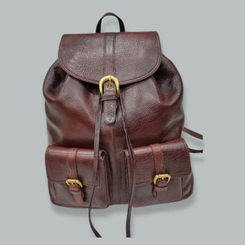 Starco Genuine Leather Backpack -3